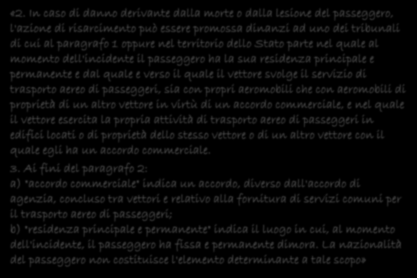 COMPETENZA GIURISDIZIONALE E «QUINTA GIURISDIZIONE» LA SOLUZIONE DI COMPROMESSO «2.