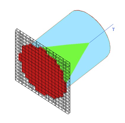 Capitolo 5: Pareti totalmente assorbenti Come già spiegato in precedenza, il nostro sistema di imaging presenta pareti smerigliate riflettenti per massimizzare la risoluzione energetica, di