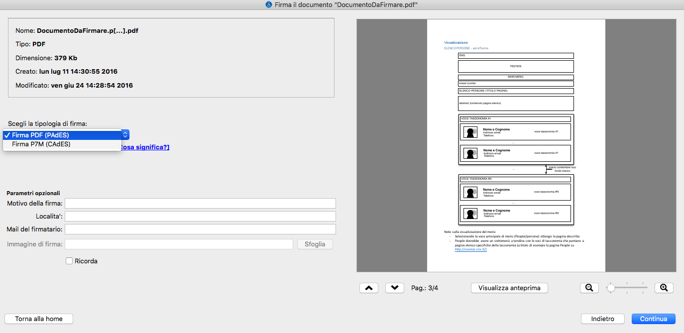 3.2 Firma con Dike di Infocert Per firmare un documento utilizzando DiKe, aprire il programma e