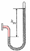 TUBI BAROMETRICI misura di pressioni assolute, relative, differenziali TIPI: Manometro (per pressioni assolute maggiori della pressione barometrica, ha lo zero alla pressione barometrica); Vuotometro