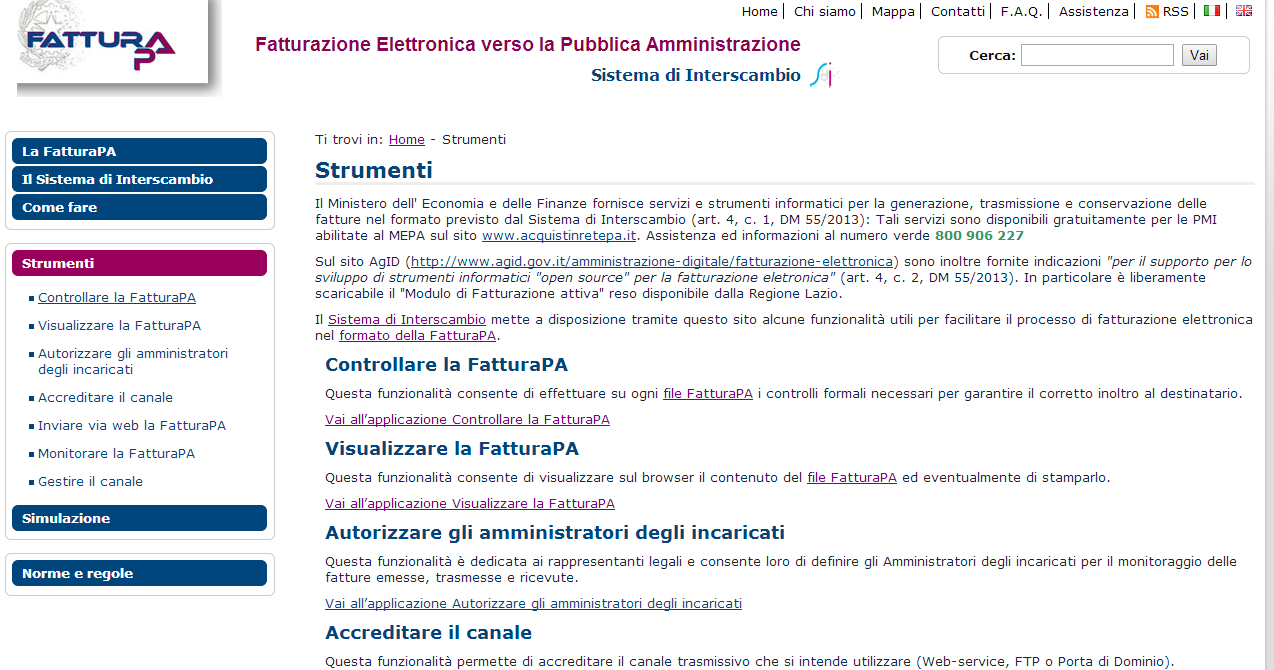 Per controllare la fattura e visualizzare i dati in modo leggibile è possibile utilizzare