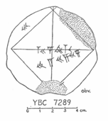Approssimazione di, circa 1800 a.c. YBC 789 MCT,4-43 Sul lato del quadrato è scritto 30 e sulla diagonale sono segnati i numeri 1; 4, 51, 10 e 4; 5, 35.