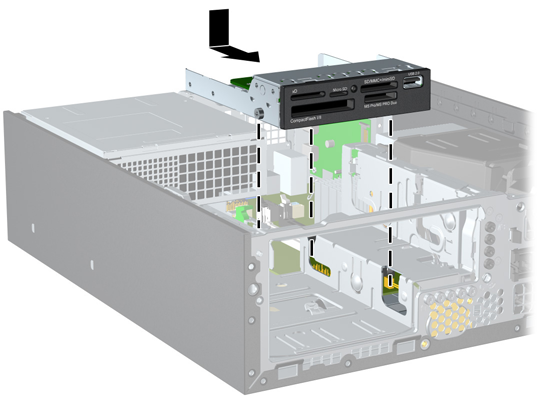 Per un'illustrazione della posizione delle viti di montaggio metriche M3 aggiuntive, fare riferimento a Installazione e rimozione delle unità a pagina 27.