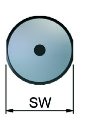 P P2 S *: Plastico / P: Soft Touch / S: cciaio DIMENSIONI ød øe () øe (P /P2) øe (S) () (P /P2) (S) K L 1 2 () øm H WE-M 0,25 M 14 x 1 97 78 2,5 4 10 10 10 105 105 105 4,5 5 13 17-109 33 WE-M 0,35 M