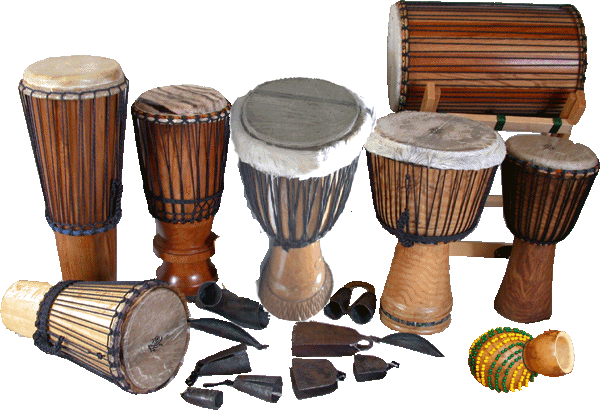 PERCUSSIONI AFRICANE DELLA SCUOLA FUNZIONERA LO