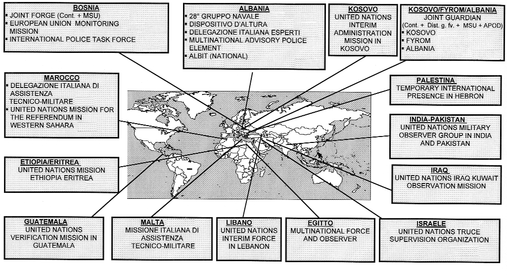 Il contributo alla sicurezza collettiva 100.