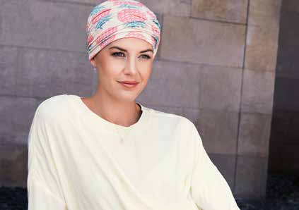 Style 1008-0402 lotus turban - printed (8266) Style 1009-0402 karma turban w/headband - printed (8278)