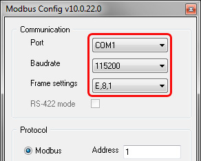 3. Si aprirà la finestra Device link manager nella quale selezioneremo il protocollo Modbus cliccando sul pulsante Activate e poi Properties.