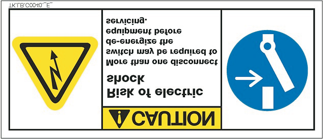 Pittogrammi di sicurezza di prodotto Product Safety Signs and Labels Pericolo d'ustione. Superfici calde. Non toccare. TK.LB.C0010._E_ Inglese CAUTION TK.LB.C0010._F_ Francese ATTENTION TK.LB.C0010._S_ Spagnolo ATENCIÓN La macchina si avvia automaticamente.