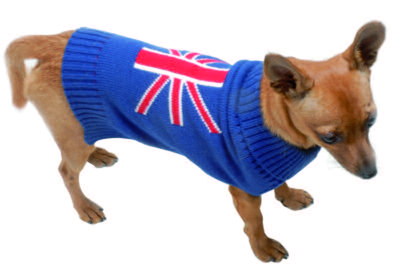 Maglioncini Sweaters Morbido filato Soft yarn BRITISH FLAG Maglioncino con collo alto London