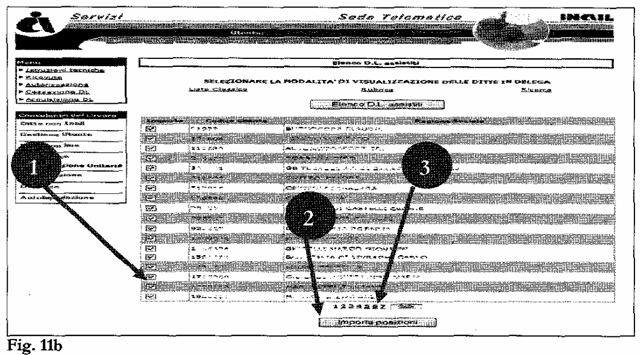 2.2.2.1 Inserimento dei clienti tramite la funzione "ricerca deleghe": Lista Classica. Cliccando su "Lista Classica" della Fig. 11b l'utente accede alla lista completa dei clienti assistiti.