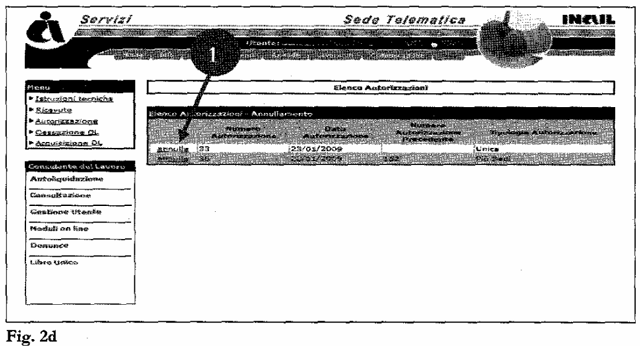 Prima di procedere all'annullamento verrà presentata una pagina di conferma; premendo "si"