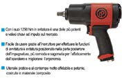 AVVITATORE A DOPPIA MASSA BATTENTE DA 1/2" AVVITATORE AD IMPULSI A DOPPIA MASSA BATTENTE DA 1/2" UP1401DD ATTACCO QUADRO 1/2" COPPIA MASSIMA SERRAGGIO Nm 651 VELOCITA A VUOTO GIRI/MINUTO 7.