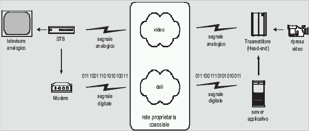 margini di redditività; però questa struttura può già disporre di un canale di ritorno asimmetrico, tipicamente già pronto al trasporto di servizi a valore aggiunto. 15.1.6.