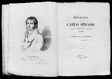 176 - CREMONESI - Biografia di Carlo Serassi - 1849 gnate da Giovan Francesco Lucchini (architetto che a Bergamo progettò il Teatro Riccardi). Gr. testat. e capilett. in rame inc.
