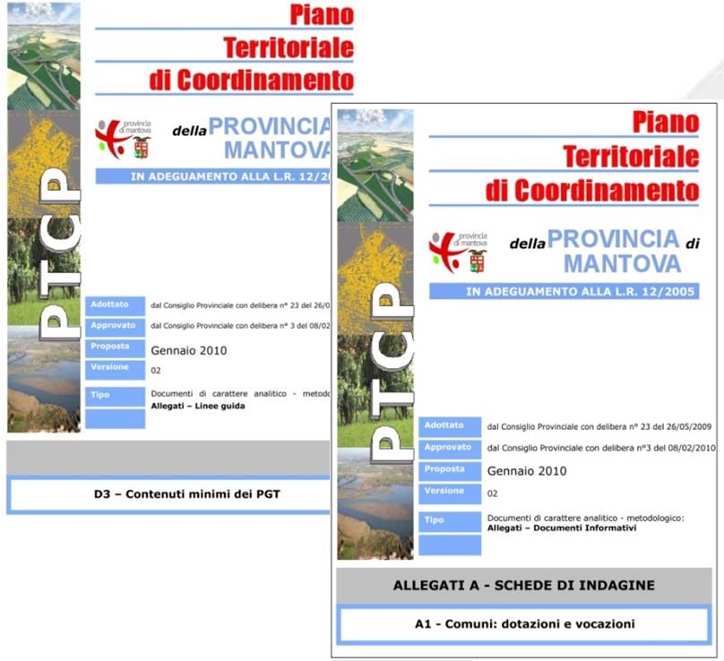 Linee guida MOR CO allegate al Piano Territoriale di Coordinamento Provinciale Le modalità di analisi e di valutazione di sostenibilità dei nuovi insediamenti, sviluppate nell ambito del progetto MOR