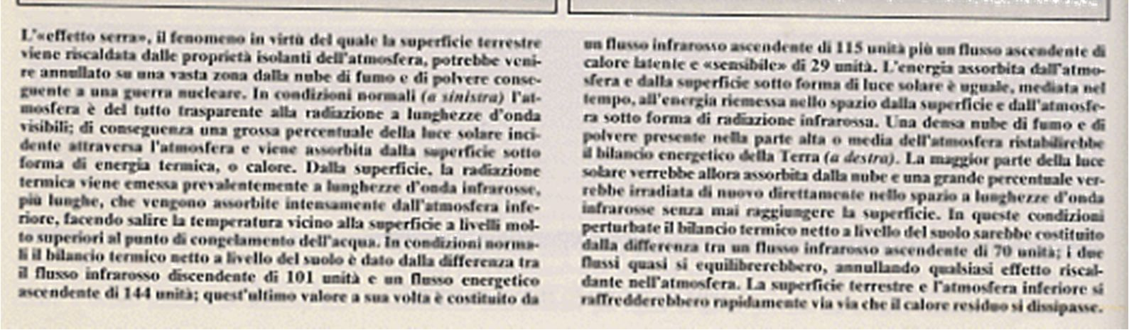 La National Academy of Science (NAS) degli USA, nel 1975, stimava in un rapporto che una guerra nucleare da 10.