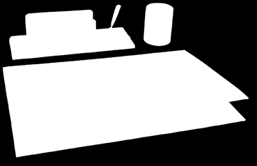 Set da scrivania in similpelle Teolo Desk set in leatherette Teolo 07.2016/302 VARIANTI DI COLORE COLOUR RANGE Set da scrivania 4 pz.
