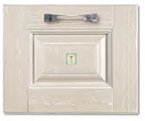 cod.616 SP. 24 MM ante con formella doors with tile frontale bianco camelia vintage (opz.