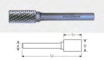 Gambo per frese a tazza Codice Desc. Per frese Filetto M D 4430047048 772-G1 DA ø 15 A ø 50 12x1,25 10 4430047050 772-G2 DA ø 51 A ø 100 1x1,5 12 Punte pilota Codice Desc.