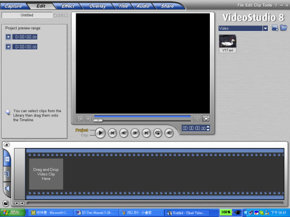 Guida rapida a Video Studio 8.