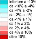 I CARATTERI TERRITORIALI Le variazioni di acce