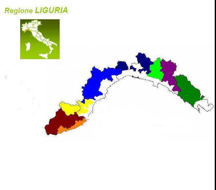 5 4 5 2 7 6 1 4 8 1. Gal Provincia della Spezia 2. Gal Valli del Tigullio 3. Gal Le strade della cucina bianca, del vino, dell olio, dell ortofrutta della tradizione ligure 4.