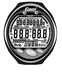 2.1. - Display UFDS e controlli. A B Il computer Archimede II è dotato del display con sistema User Friendly Display System (UFDS), che accompagna il subacqueo durante qualsiasi operazione.