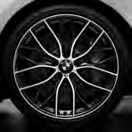 BMW Serie 1 3 porte dal 09/12, 5 porte dal 07/11 5 Cerchi in lega leggera BMW M Performance da 19'' Doppi raggi 624 M bicolore, nero opaco/fresato 7,5 J x 19 anteriore 225/35 R 19 Y 8 J x 19