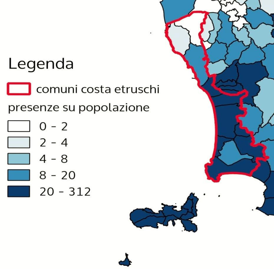 Impatto del turismo : 2014 Il turismo nella città di Livorno Città di Livorno Provincia Presenze turistiche 345,161 8,070,242 Presenze su pop.