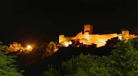 Tramonto sulla città di Enna notturna della rocca di Enna Vista 19 agosto - Piazza Armerina Villa romana di Casale Sveglia al mattino presto per