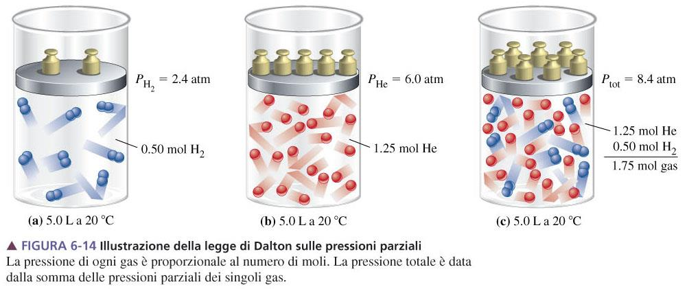 Gas legge di Dalton FIGURA 6-14 14