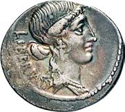 ROMANE IMPERIALI 460. SESTO POMPEO (+ 45 A.C.) S. 1391 AG GR. 3,11 RR Q.BB 1.000 461. GIULIO CESARE (49 48 A.C.) V. 657 AG GR. 3,89 PATINA IRIDESCENTE. SPL 350 462. (47 46 A.C.) V. 658 AG GR.