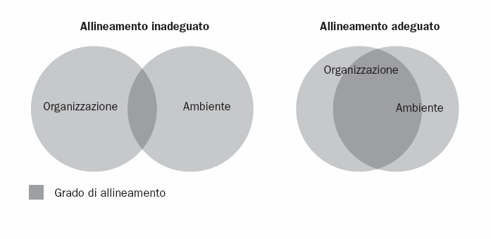 Figura 4-8: Il grado di allineamento tra l organizzazione ed