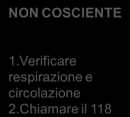 Avvelenamento DA INGESTIONE DI PRODOTTI CHIMICI COSCIENTE 1.Dare da bere acqua 2.Trasportare in ospedale 3.