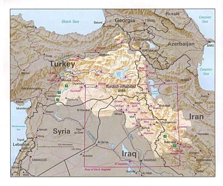 158 I conflitti armati contemporanei. Quali soluzioni Zone abitate dai curdi http://en.wikipedia.org/wiki/image:kurdish-inhabited_area_by_cia_%281992-%29.