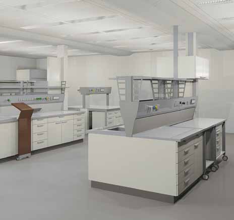 39 Progettazione del laboratorio Generalità I nostri servizi vanno oltre alla semplice produzione di arredi tecnici da laboratorio.