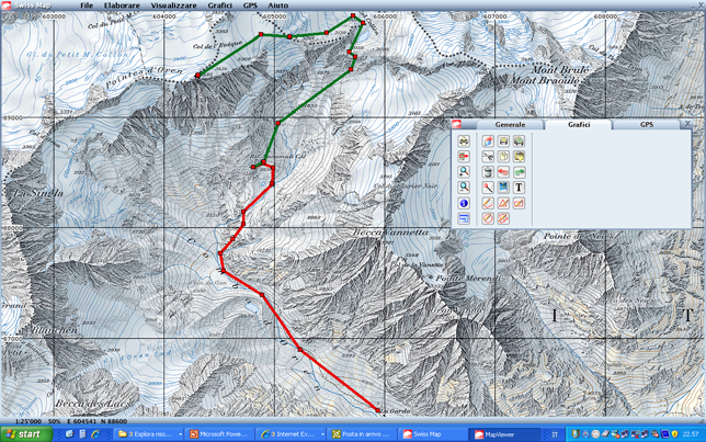 collegato al pc Con un sistema di cartografia su PC si può : 1.