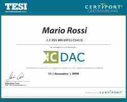 Scarica la presentazione (PowerPoint) La certificazione IC DAC consiste in un unico esame online, della durata di 50 minuti composto da 35 domande con modalità a singola risposta corretta, a risposta