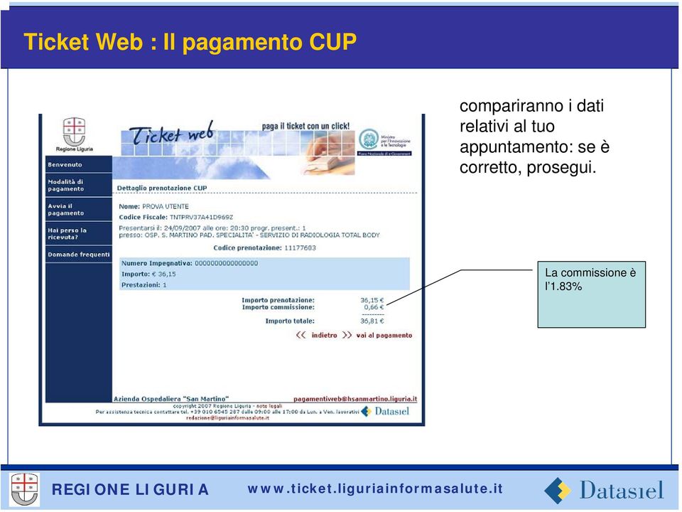 tuo appuntamento: se è corretto,