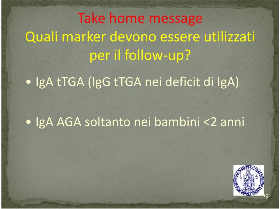 IgA ttga (IgG ttga nei deficit di