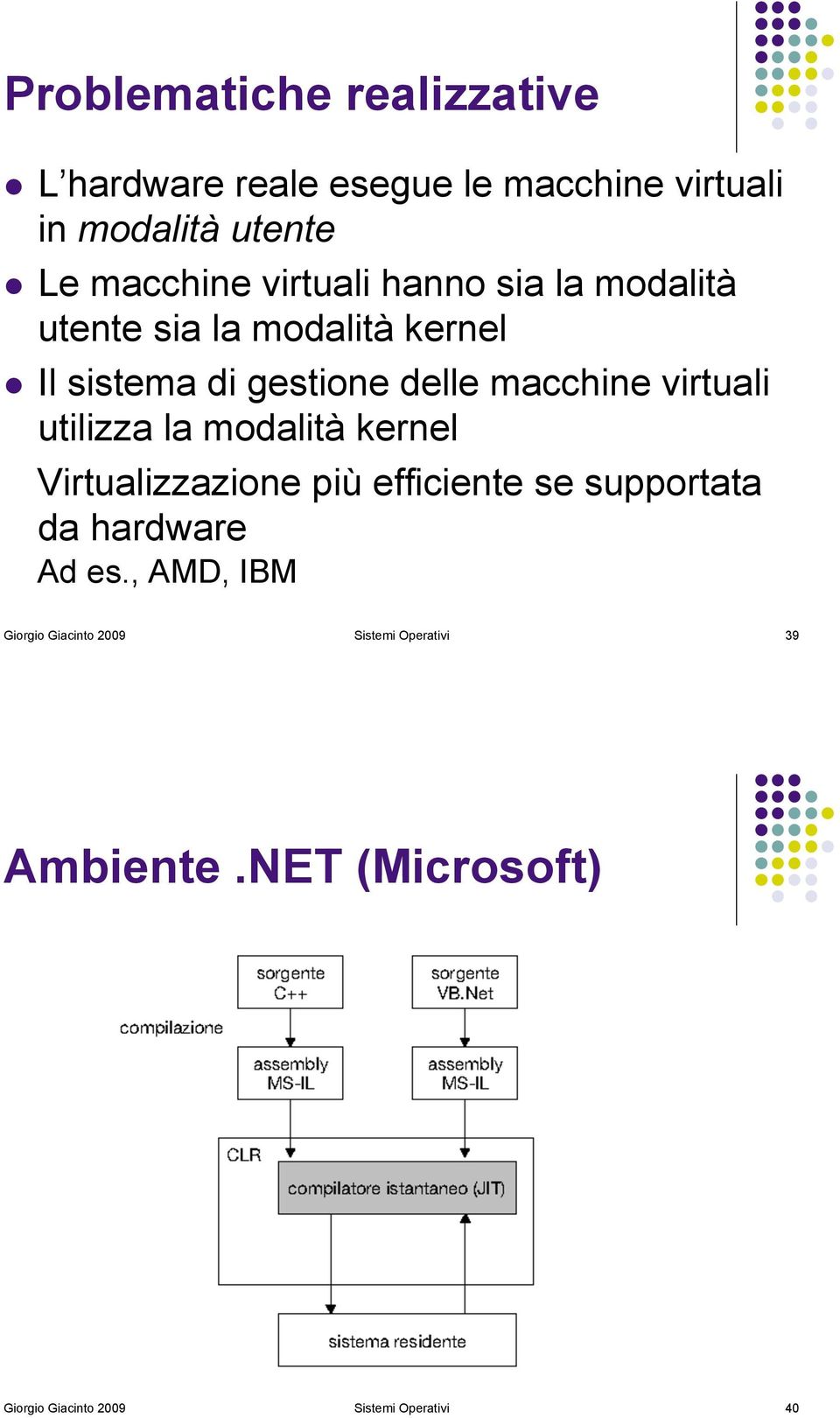 Il sistema di gestione delle macchine virtuali utilizza la modalità kernel Virtualizzazione più efficiente