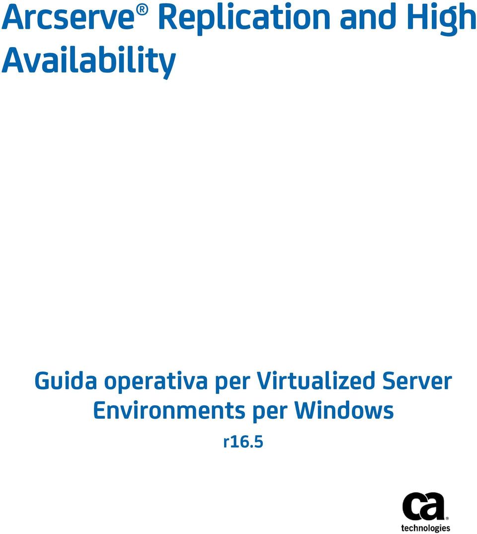 operativa per Virtualized
