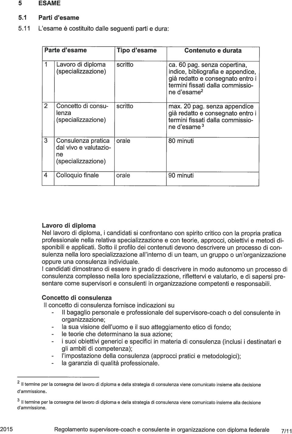 senza appendice lenza gi redatto e consegnato entro i (specializzazione) termini fissati dalla commissio ne d esame3 Consulenza pratica orale 80 minuti dal vivo e valutazio ne (specializzazione) 4