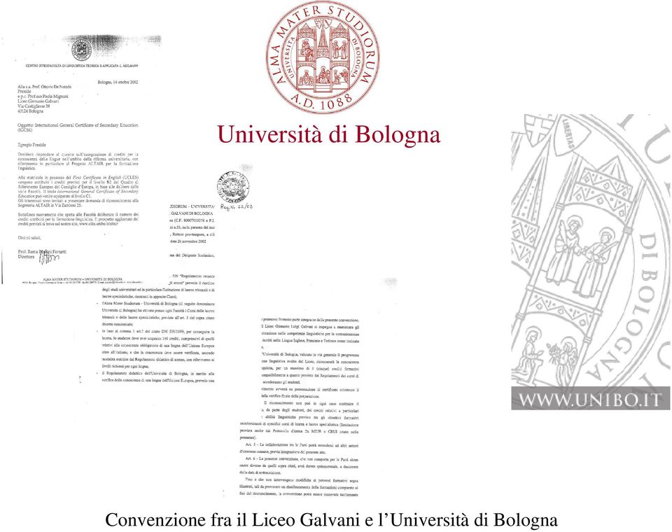 Bologna Convenzione fra il