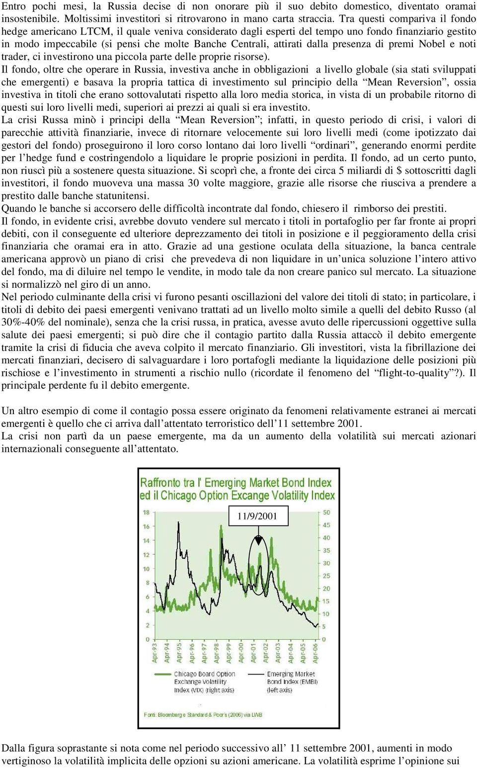 dalla presenza di premi Nobel e noti trader, ci investirono una piccola parte delle proprie risorse).