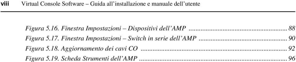 ..88 Figura 5.17. Finestra Impostazioni Switch in serie dell AMP.