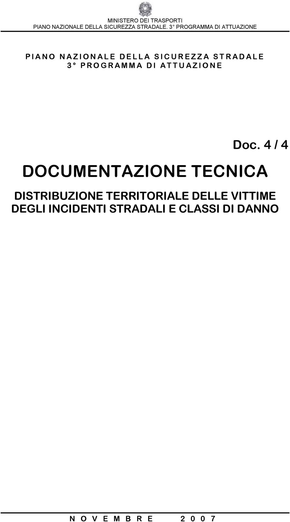 4 / 4 DOCUMENTAZIONE TECNICA DISTRIBUZIONE