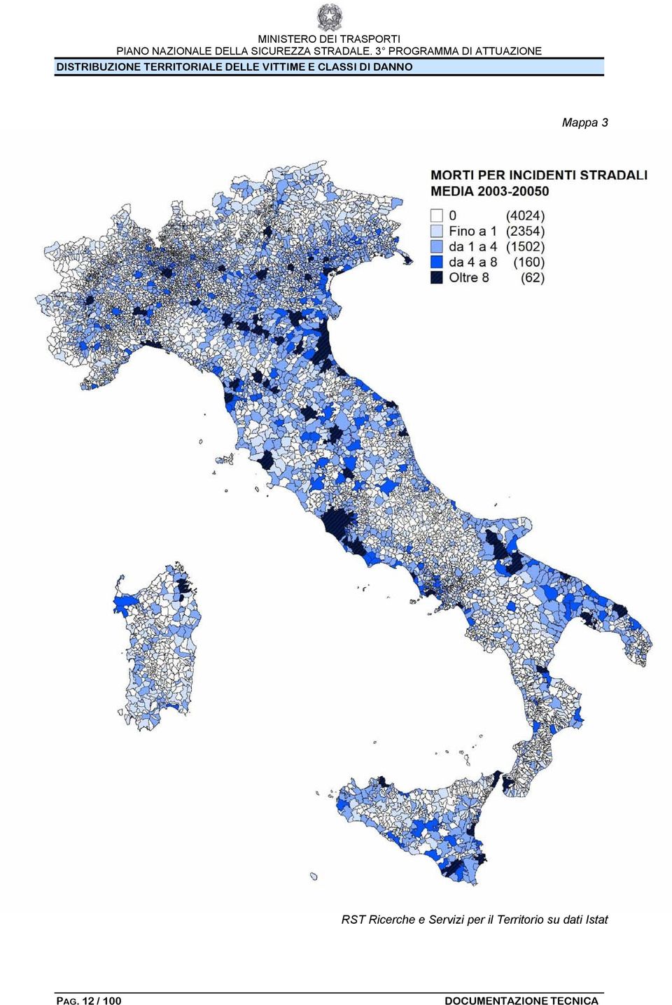 Territorio su dati Istat
