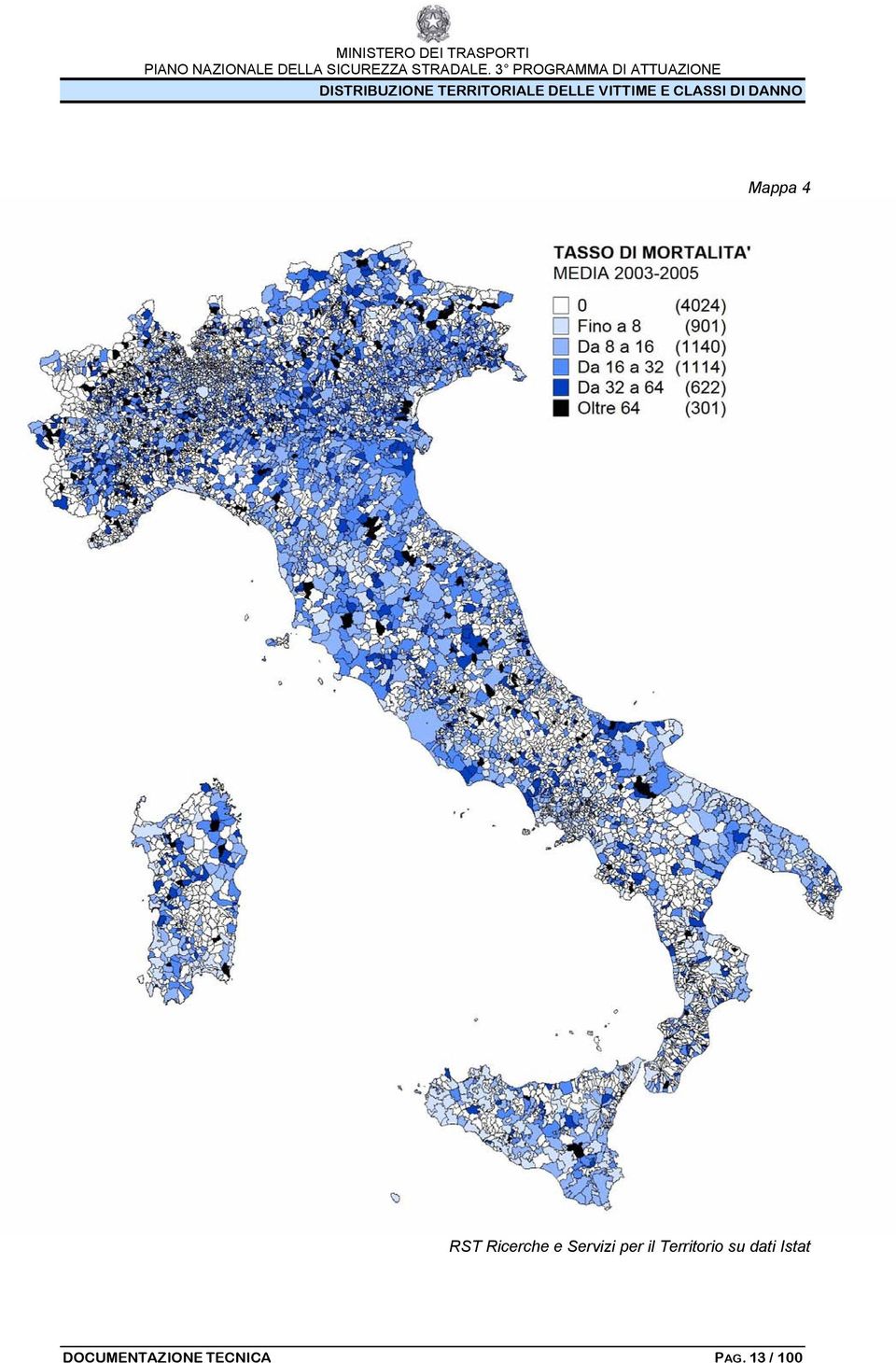 Territorio su dati Istat